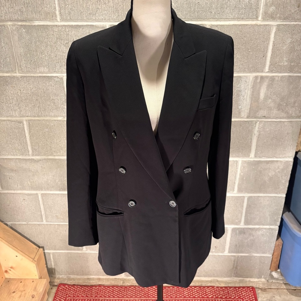 Anne Klein double breasted blazer. - Picture 3 of 10